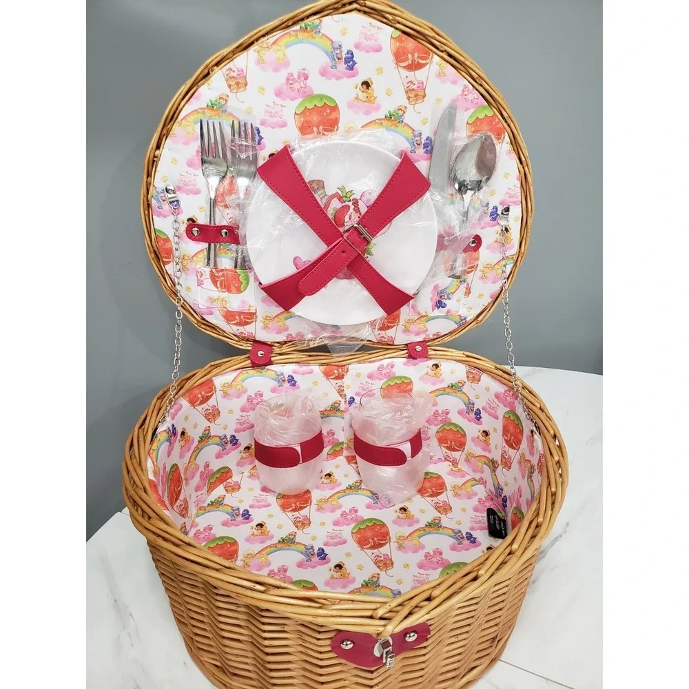 DollsKill X Strawberry Shortcake Picnic Basket set gift decor